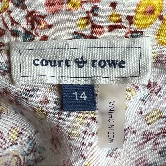 Court & Rowe Woodland Ditzy Long Sleeve Midi Shirtdress - Picture 6 of 9